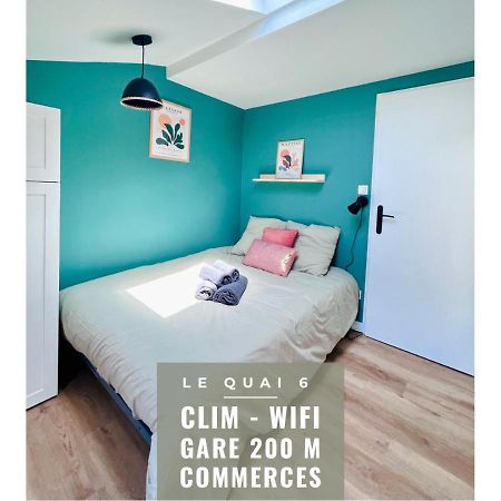 Le Quai 6 - Studio Neuf Calme Lumineux - Clim - Wifi - Gare A 200M Aparthotel Agen Bagian luar foto